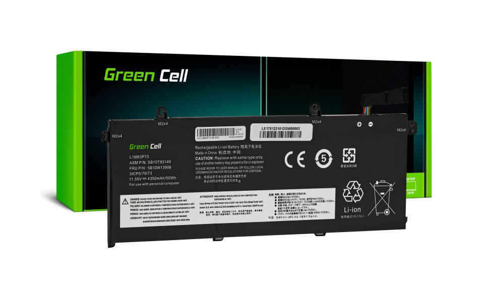 GreenCell Green Cell L18M3P73 Baterie pro notebooky Lenovo ThinkPad T490 - 4350mAh