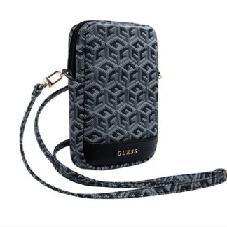 Guess PU G Cube Wallet Phone Bag Zipper, černá