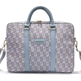 Guess PU G Cube Computer Bag 15/16" Blue