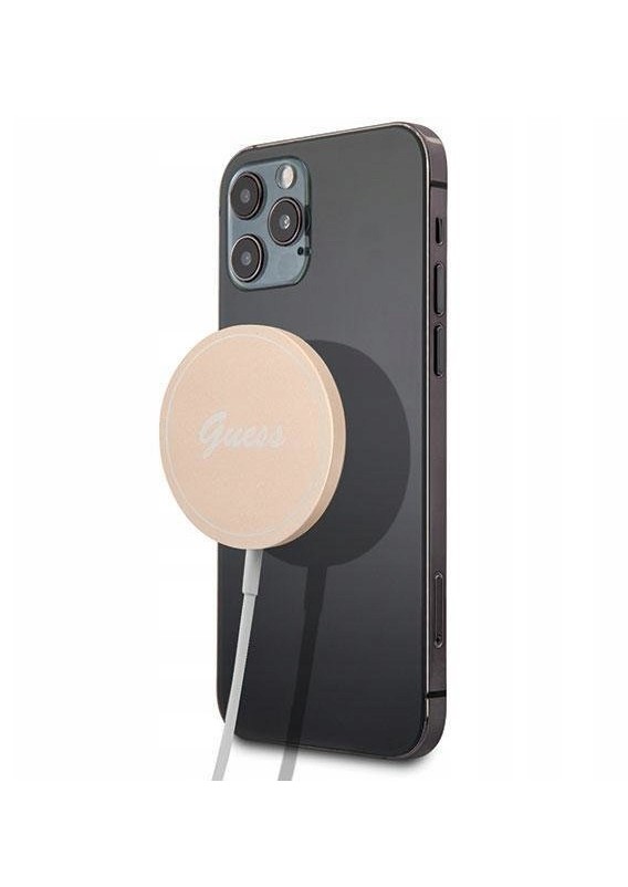 Guess 15W Magnetická Bezdrátová Nabíječka Gold
