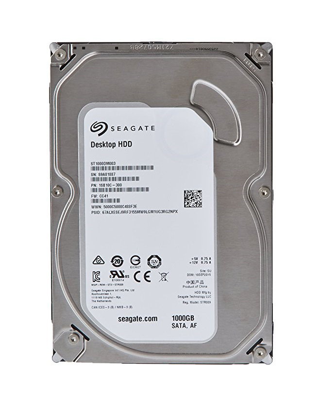 Seagate Desktop HDD 3,5" - 1TB PN: ST1000DM003