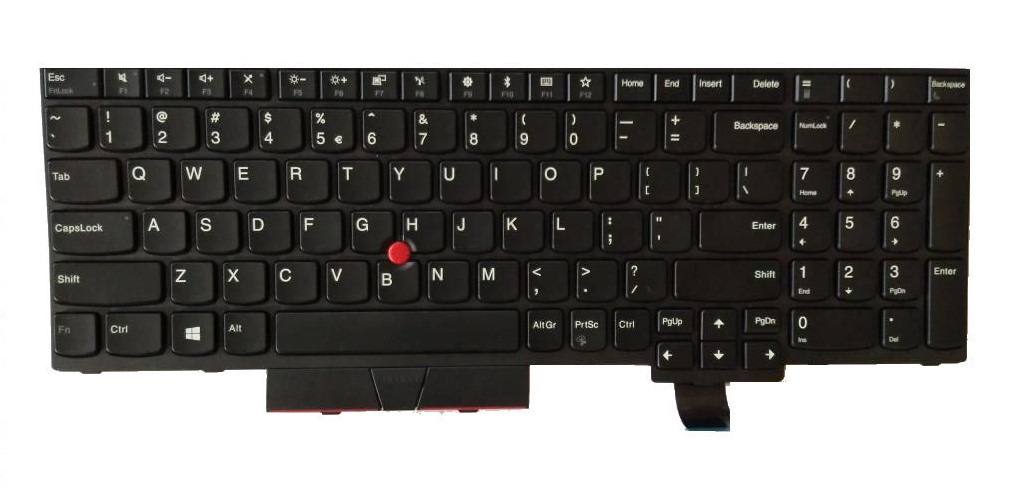 DeTech Klávesnice pro notebooky IBM /Lenovo Thinkpad T570 T580