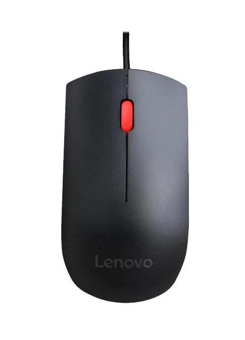 Lenovo Essential Drátová USB myš - černá