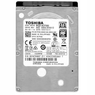 Toshiba 2,5" - 500GB, MQ01ACF050