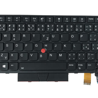 DeTech Klávesnice s podsvícením pro notebook Lenovo T470/480, CZ