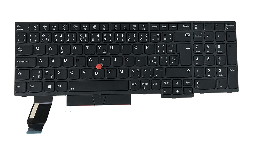 DeTech Klávesnice pro notebook Lenovo P52, CZ