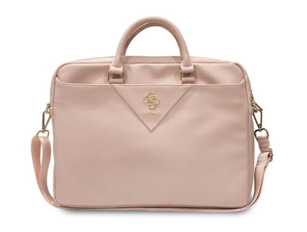 Guess Trinagle 4G Computer Bag 16" Pink