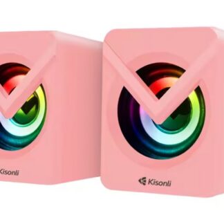 Kisonli L-1040 Reproduktory AUX, 2x2.5W - Růžová