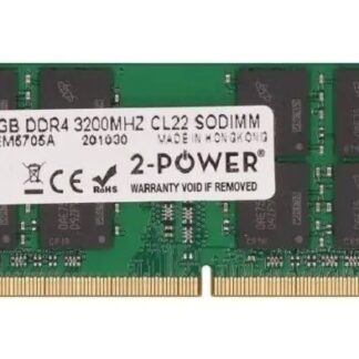 2-Power 32GB DDR4 3200MHz CL22 SODIMM