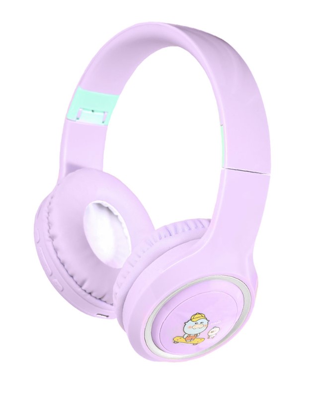 DeTech Bluetooth Sluchátka Gjby CA-044 - fialová