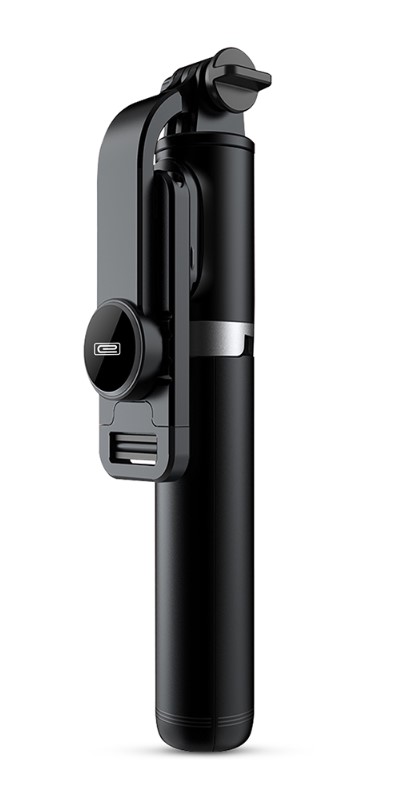 DeTech Selfie tyč Earldom ET-ZP20, Bluetooth, 75cm - černá