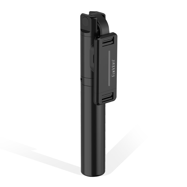 DeTech Selfie tyč Earldom ET-ZP23, Bluetooth, 75cm - černá