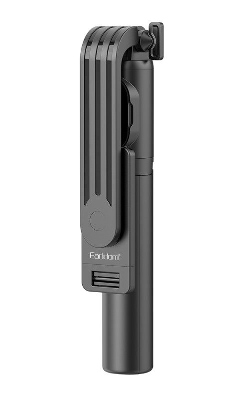 DeTech Selfie tyč Earldom ET-ZP25, Bluetooth, 80cm - černá