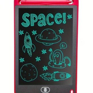 DeTech Dětská kreslící podložka K8, 8.5" - červená