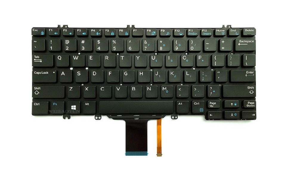 Klávesnice pro notebooky Dell Latitude 5280 Assemble s podsvícením