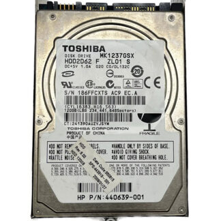 Toshiba MK1237GSX HDD 120GB