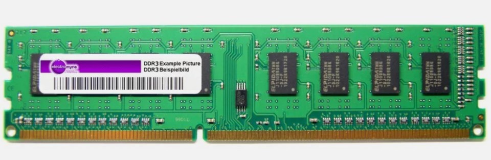 2-Power Elpida 1GB DDR3 PC8500 1066MHz CL7 DIMM