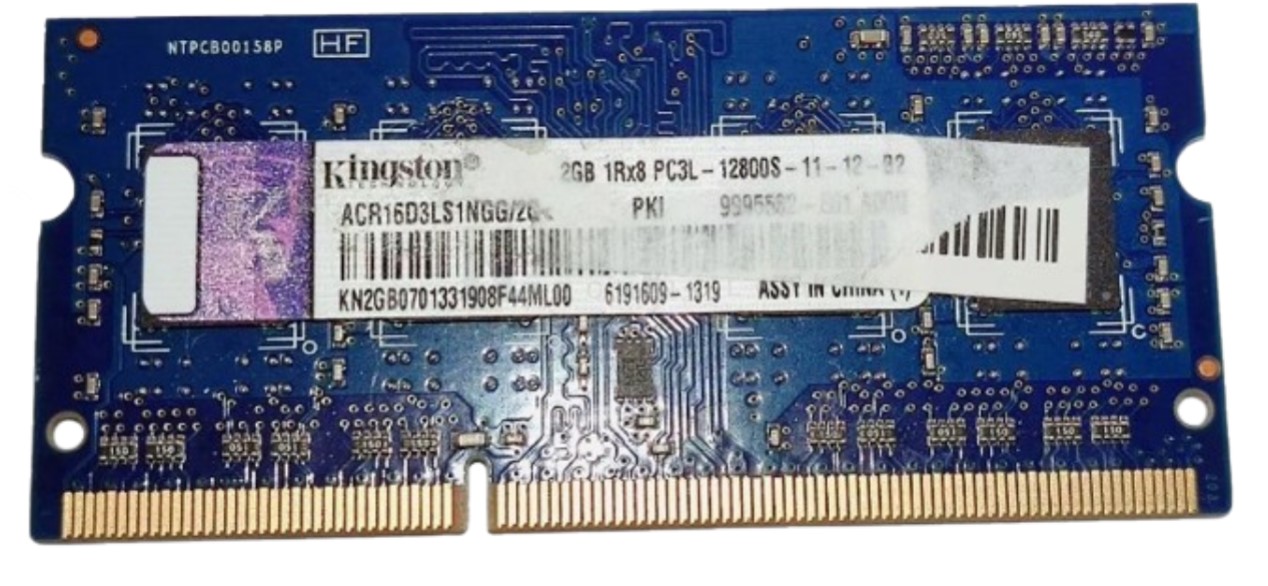 Kingston 2GB DDR3 PC12800 1600MHz SODIMM CL11