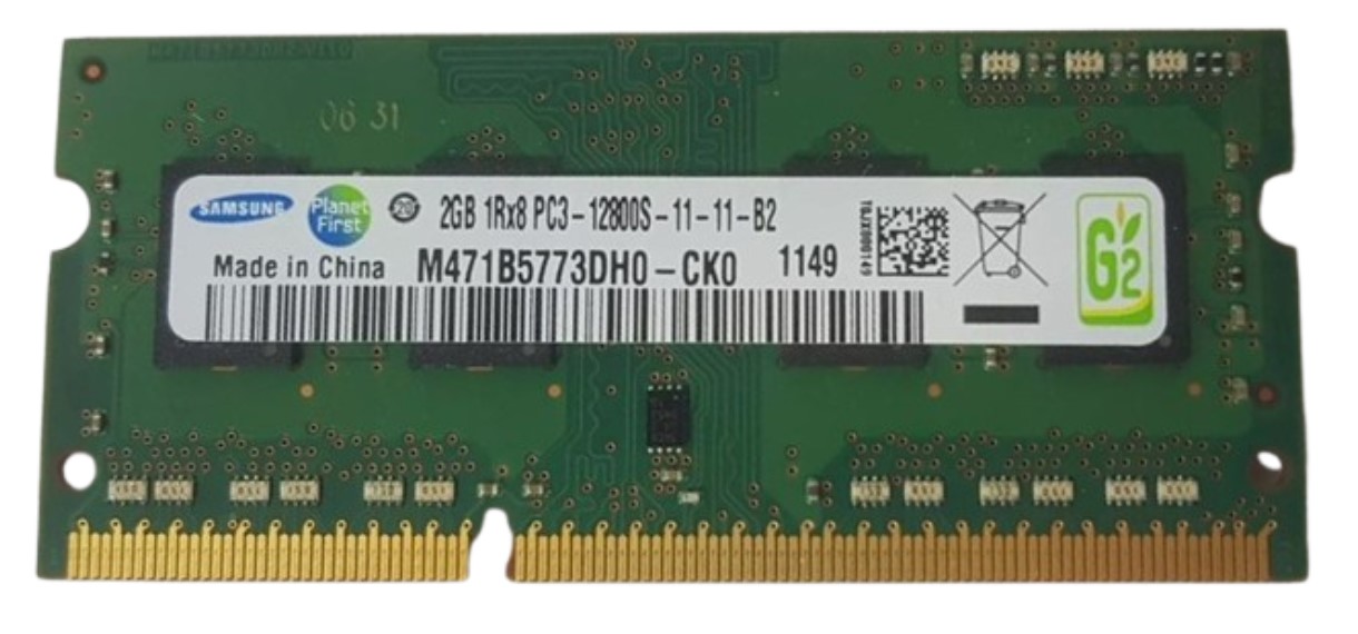 Samsung 2GB DDR3 PC12800 1600MHz SODIMM CL11