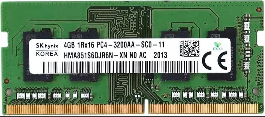 SK Hynix 4GB DDR4 PC19200 2400MHz SODIMM CL17