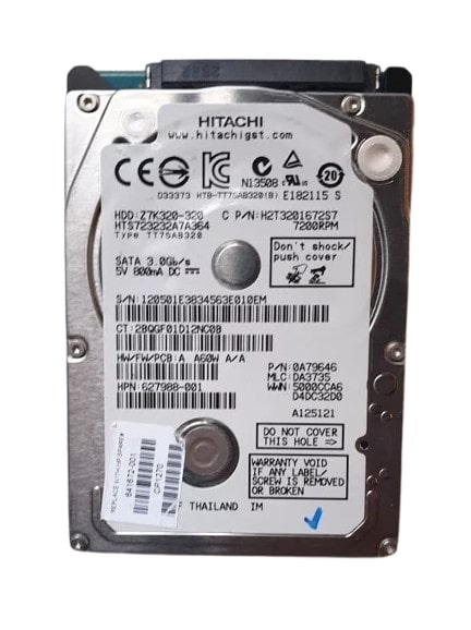 Hitachi 320GB 2,5 SATA HDD