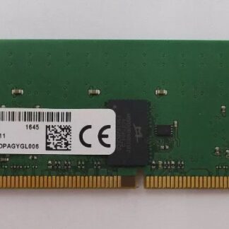 Micron 8GB DDR4 PC4-2400T-RD1-11 2400 MHz CL17 RDIMM ECC, Registered