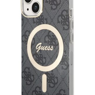Guess IML 4G MagSafe Zadní Kryt pro iPhone 14 Black