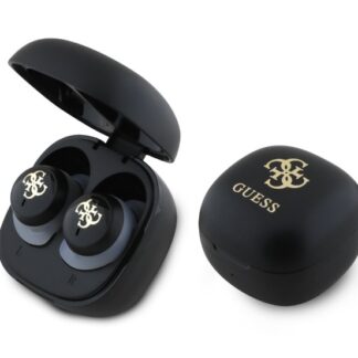 Guess 4G Logo Mini TWS Bezdrátová Sluchátka Black