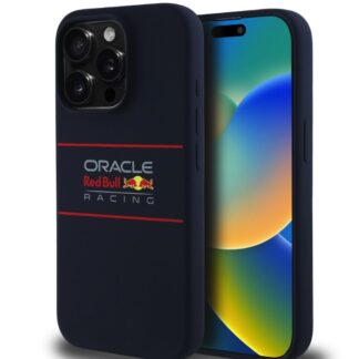 Red Bull Silicone Horizontal Logo MagSafe Zadní Kryt pro iPhone 15 Pro Max Navy