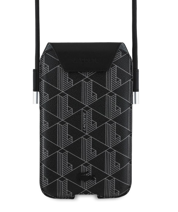 Lacoste PVC Blend Monogram Kapsa na Telefon XL Black