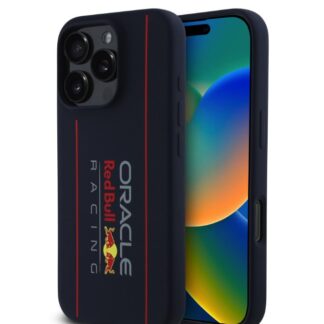 Red Bull Silicone Vertical Logo MagSafe Zadní Kryt pro iPhone 16 Pro Max