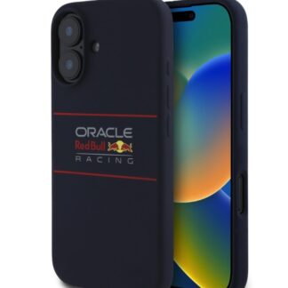 Red Bull Silicone Horizontal Logo MagSafe Zadní Kryt pro iPhone 16 Plus Navy